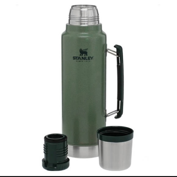 Stanley Classic Legendary Bottle 1L Hammertone Green–Stainless Steel Thermos